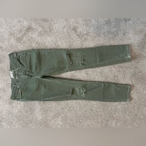 Green Free People Jean